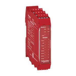 Veiligheidsrelais uitgangsmodule 4O 24V DC Backplane