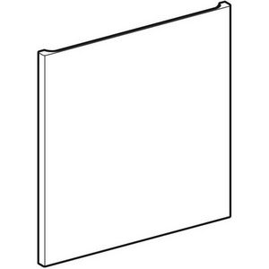 Ladefr. Ren.Plan onderk/wast smal wit gel glans br wast60cm