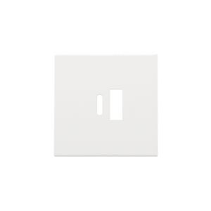 Afwerkingsset dubbele smart USB-A-/USB-C-lader white c.