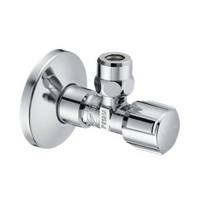 Hoekstopkraan 1/2 x 3/8-10mm chroom zelfdichtend incl. rozet