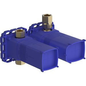 Matrix wand inbouwdeel thermostaat chroom