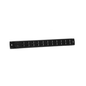 ALU schuifrooster Bold Line 370x40mm zwart
