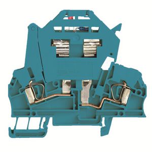 Zekeringsklem blauw 2.5mm² 6.3A 28V N VVE=50