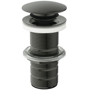 LUXURY CLICKER BASIN WASTE SOLID magnetic grey (grijs)