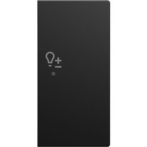 FaH bedieningswip rechts 2-v dimmer SI-B-matzwart