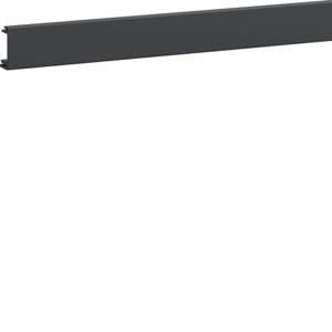 Zijdeksel voor goot BRN65 65x170mm pvc 2m zwart VVE=2