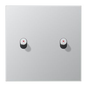 Afdekking LS1912 alum. 2 hevel cylin.m.lens