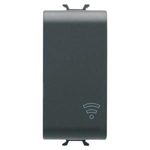 AFDEKMODULE VOOR ZIGBEE APPARATEN – 1 MODULE – SATIJN ZWART