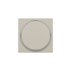 Afwerkingsset met doorschijnende ring zonder symbool voor drukknop 6A sand textured