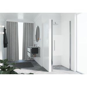 Draaideur YPLUS1B 770-810x2000mm chroom band satin