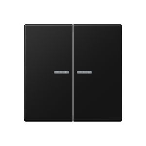 Stuurafdekking A500 2voudig grafietzwart mat HOME