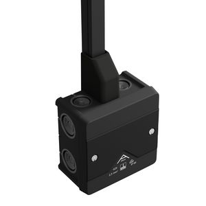 Doos a 120st. KKA 1515/sw Kabelgootadapter