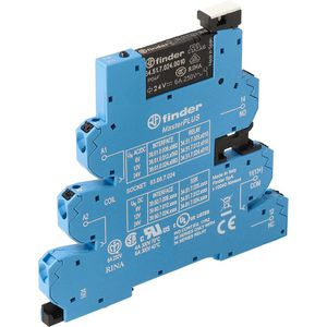 Interfacerelais MasterPLUS 1 wisselcontact 6A 24VUC