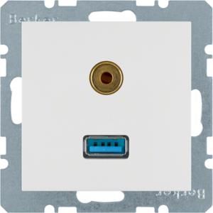 USB/audio 35mm mini-Jack wcd berker S.1/B.3/B.7 polarwit mat