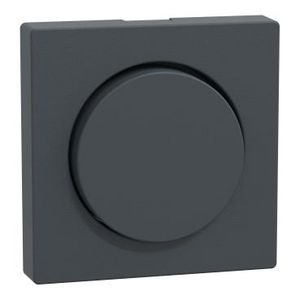Centraalplaat met draaiknop Antraciet Systeem M