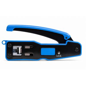 Compacte krimptang voor EZ-RJ45 pass-through connector