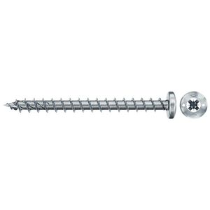 Spaanplaatschroef PowerFast 5x40mm PZ bolkop VD verzinkt VVE=100