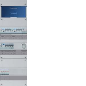 Groepenkast 8-groepenverdeler HS 3xALS 2P 30mA +F+T+W 3-fase