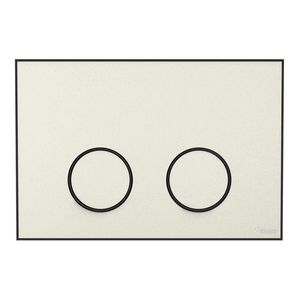 Frame Bedieningsplaat MEPA 2-toets zand-matzwart
