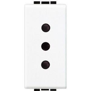 Wandcontactdoos 2P + a Italie afst.19 1 module Livinglight