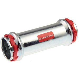 Schuifsok / reparatiekoppeling SudoPress Staalverzinkt FF 12x12mm SP8275V VVE=5