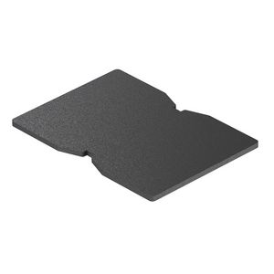 Rubber onderlegger voor ISS 140100R 141x101x4 Gummi zwartz