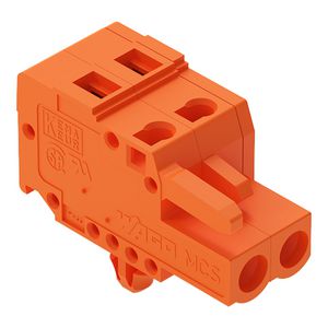 1-draads FE steker 2,5 mm² oranje 231-302/008-000 VVE=100