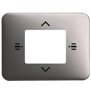 Afdekplaat 6-voudig bedieningselement KNX jaloezie platina