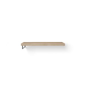 Wastafelblad Base Wood eiken 120cm RVS 1x handdoekbeugel LI.