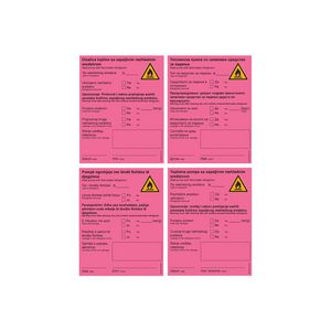 Etiket, ontmanteling hr,mk,sq,sr 0010045157