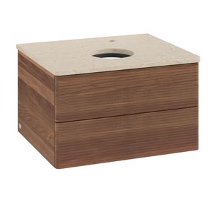 Wastafelonderkast Antao 600x360x500mm Warm Walnut L18153HM