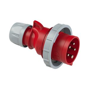 CEE-stekker / contactstop 16A 5p 400V 6h rood IP67 Shark VVE=10