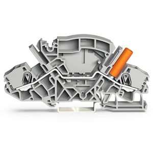 2-draads rijg 6mm² aanraking bev.testbus blauw VVE=20