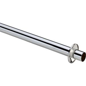 Vloerbuis v. urinoir 1.1/4" 32x500mm chroom m.rozet