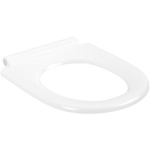 Closetzitting zonder deksel ViCare wit Alpin rvs scharnieren