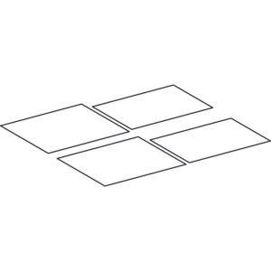 Antislipmatten voor wastafelonderkast