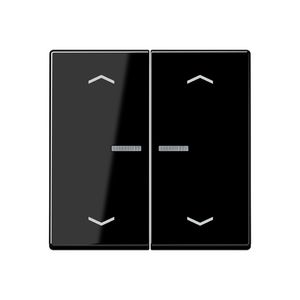 Stuurafdekking A500 2voudig zwart sl.v pijl HOME
