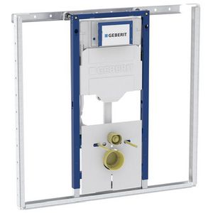 Duofix closetelement 1120mm Sigma reservoir 12cm incl. wandanker, isolatieset en profielen voor plachethoge voorzetwand Geberit