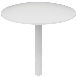 Round afvoerafdekking bad silk white