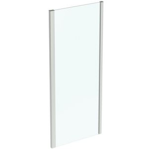 Douche zijwand I.LIFE 90cm omkeerbaar ideal clean zilver excl. muursteunen