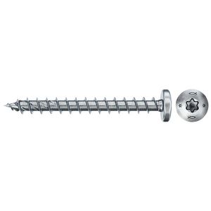 Spaanplaatschroef PowerFast 4,5x30mm TX bolkop VD verzinkt VVE=200