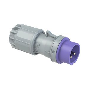 CEE-stekker / contactstop 32A 2p 24V paars IP44 Twist