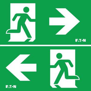 Pictogramplaat Skopos D 24m ISO A+B pijl rechts+links