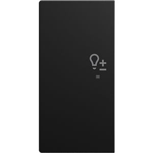 FaH bedieningswip links 2-v dimmer SI-B-matzwart