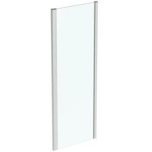Douche zijwand I.LIFE 75cm omkeerbaar ideal clean zilver excl. muursteunen
