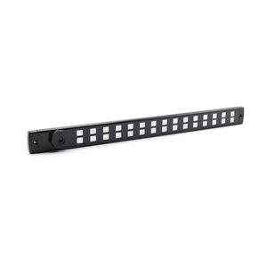 ALU schuifrooster Bold Line 500x40mm zwart