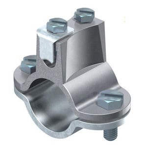 Aardingsklem voor staalband 1 1/2" staal zinkt VVE=5