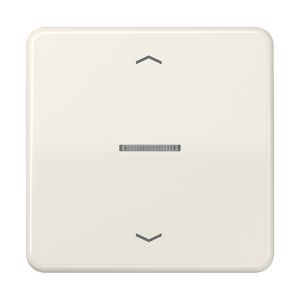 Stuurafdekking CD 1voudig wit pijl HOME