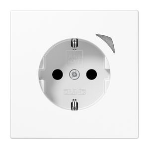 Wandcontactdoos LS990 alpinwit Saf.+ HOME