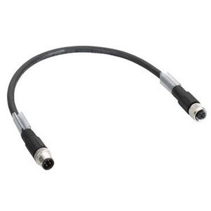 Serieschakeling buskabel Recht M12B M/V 0,3m Modicon TM7